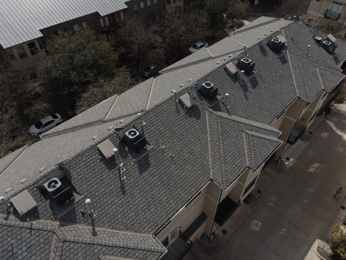 Aerial roof inspection